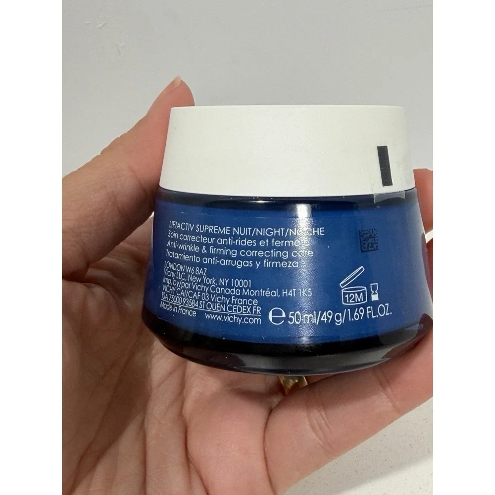 Vichy Liftactiv Supreme Night Anti Wrinkle Firming Face Moisturizing 50ml Sealed